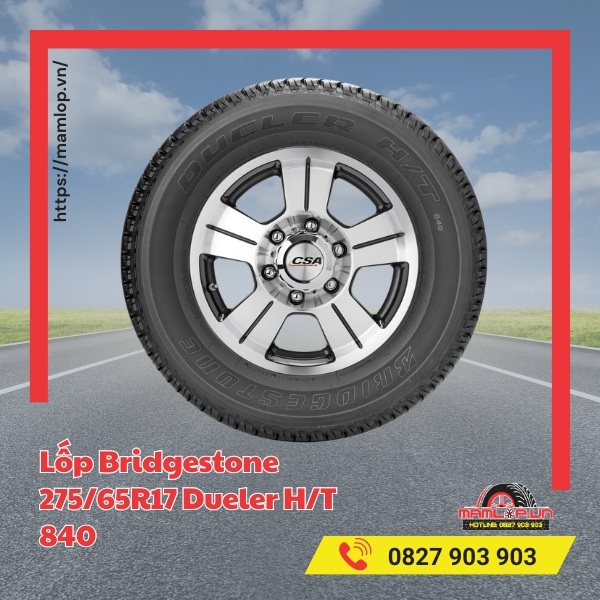 Lốp Bridgestone 275/65R17 Dueler H/T 840 tương thích dòng xe nào?
