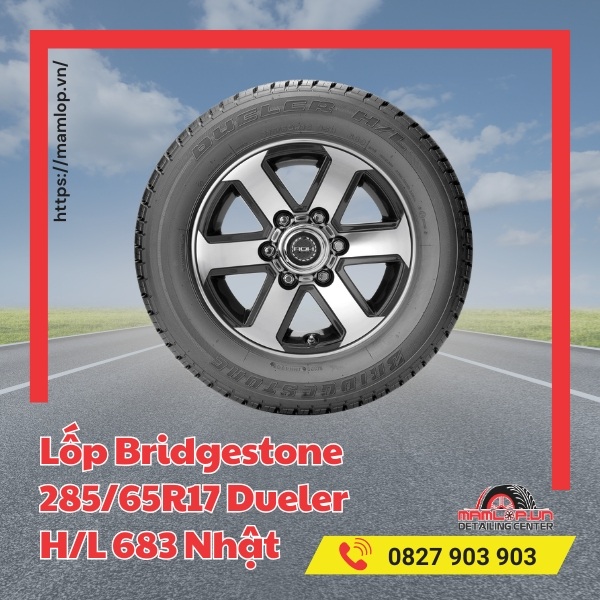 Lốp Bridgestone 285/65R17 Dueler H/L 683 Nhật phù hợp với xe nào?
