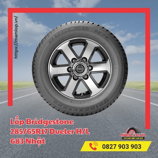 Lốp Bridgestone 285/65R17 Dueler H/L 683 Nhật phù hợp với xe nào?