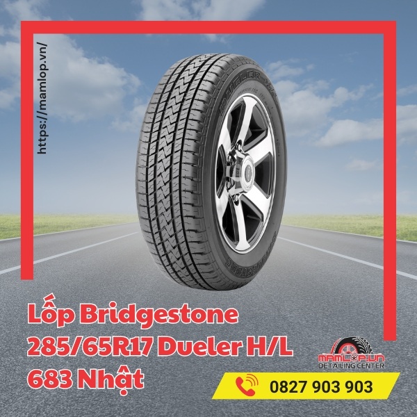 Lưu ý khi dùng vỏ Bridgestone 285/65R17 Dueler H/L 683 Nhật
