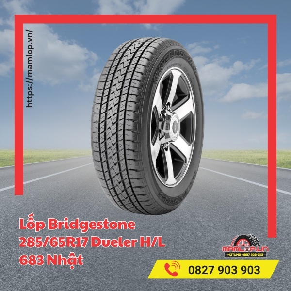 Lưu ý khi dùng vỏ Bridgestone 285/65R17 Dueler H/L 683 Nhật
