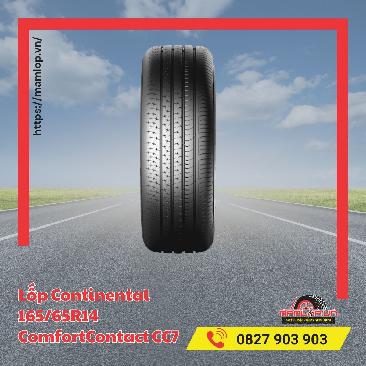 Đặc tính nổi bật của lốp xe Continental 165/65R14 ComfortContact CC7