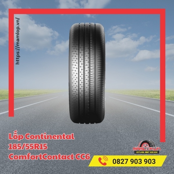 Đặc điểm nổi bật của vỏ Continental 185/55R15 ComfortContact CC6