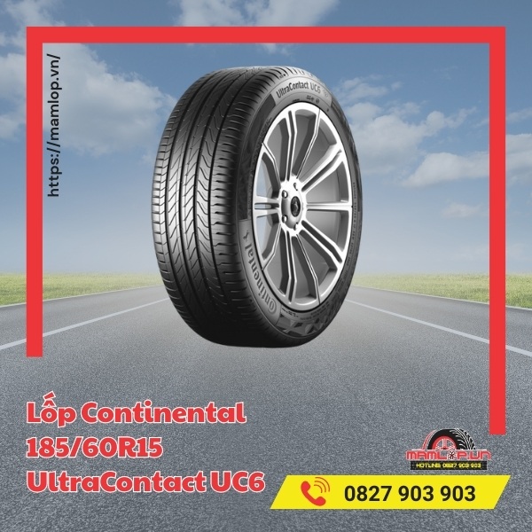 Đặc điểm của lốp Continental 185/60R15 UltraContact UC6