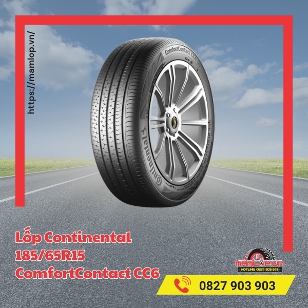 Lốp Continental 185/65R15 ComfortContact CC6 tương thích với xe nào?