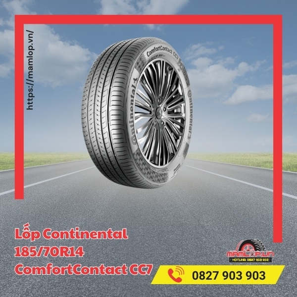 Đặc điểm của lốp Continental 185/70R14 ComfortContact CC7