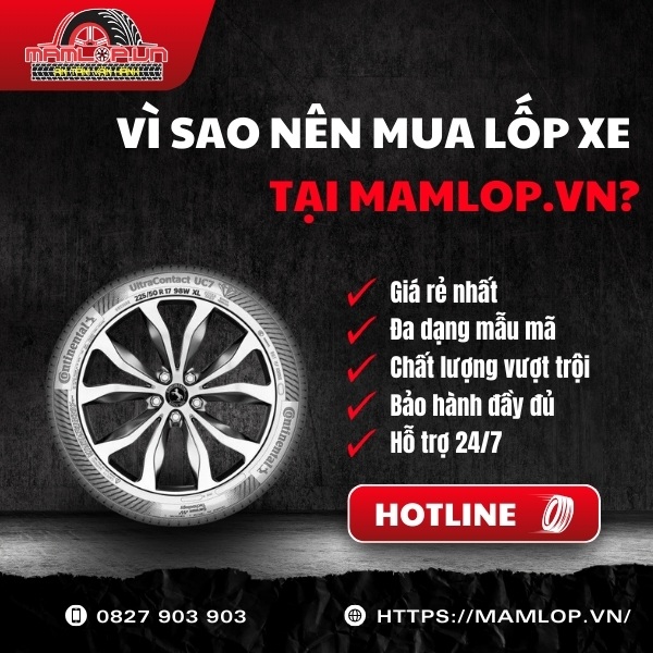 Nhà cung cấp vỏ Continental 195/55R16 UltraContact UC7 chuẩn hãng giá rẻ