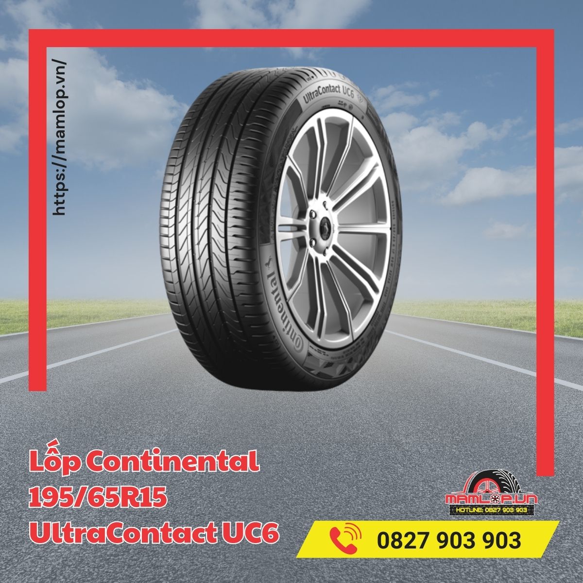 Lốp Continental 195/65R15 UltraContact UC6 tương thích với dòng xe nào?