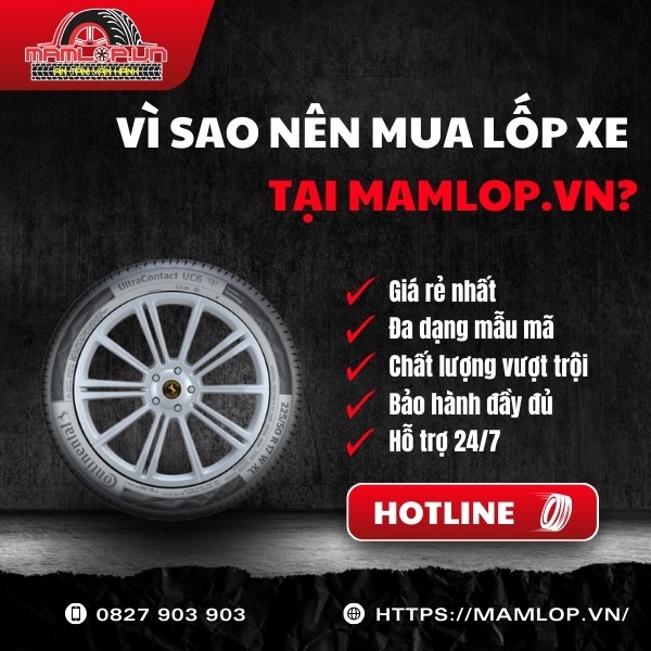 Mua lốp Continental 205/50R17 UltraContact UC6 ở đâu uy tín giá rẻ?
