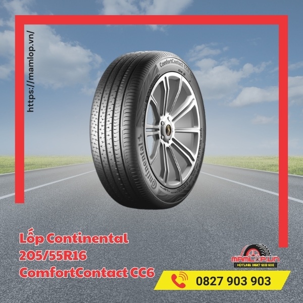 Lưu ý khi dùng vỏ Continental 205/55R16 ComfortContact CC6