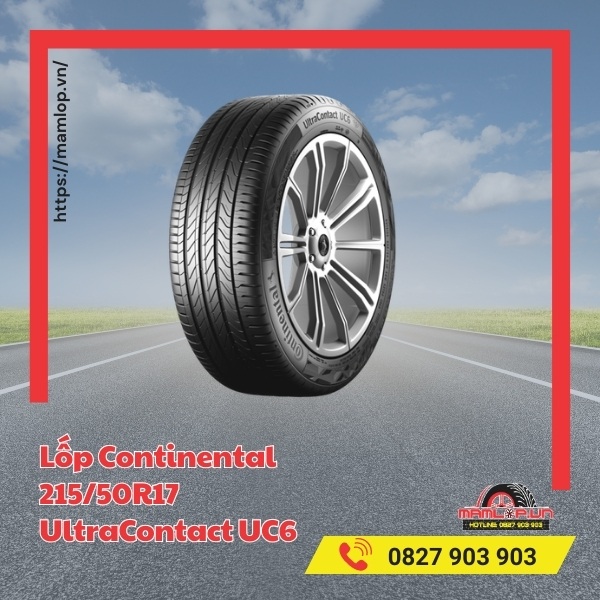 Lốp Continental 215/50R17 UltraContact UC6 tương thích với xe gì?