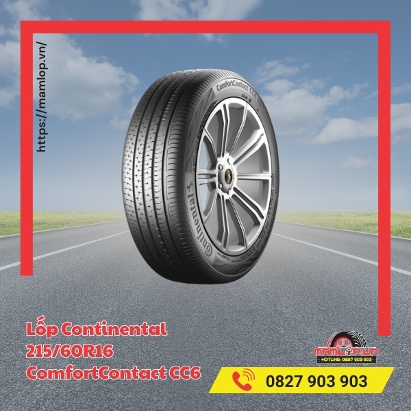 Lưu ý khi sử dụng lốp ô tô Continental 215/60R16 ComfortContact CC6
