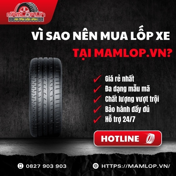 Địa chỉ mua vỏ Continental 225/45R17 MaxContact MC6 chính hãng giá rẻ