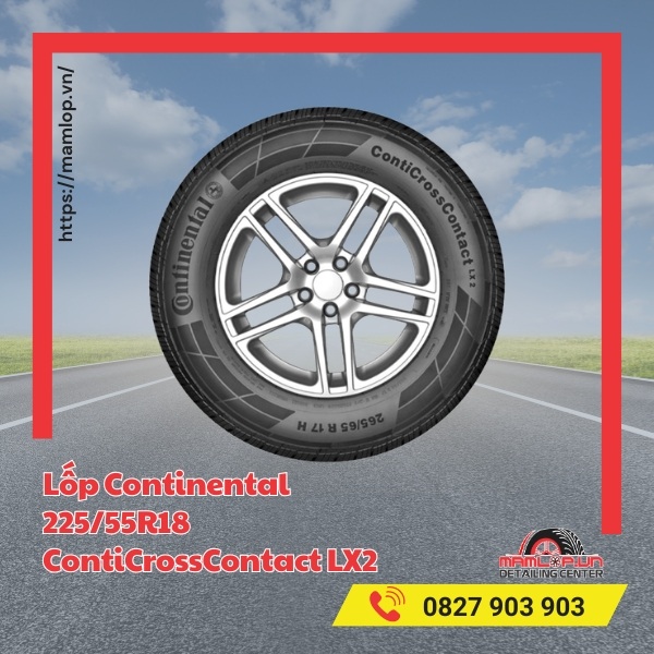 Dòng xe phù hợp lốp Continental 225/55R18 ContiCrossContact LX2