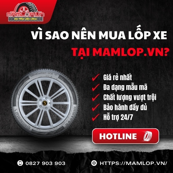 Địa chỉ phân phối lốp Continental 225/60R16 UltraContact UC6 chính hãng giá rẻ