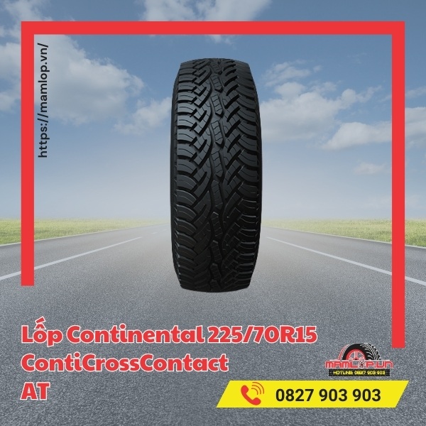 Đặc điểm của vỏ ô tô Continental 225/70R15 ContiCrossContact AT