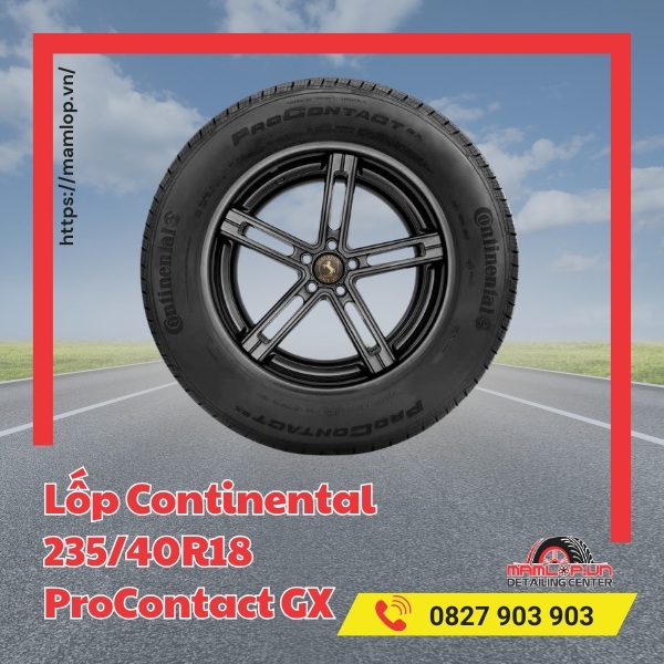 Lốp Continental 235/40R18 ProContact GX phù hợp dòng xe nào?