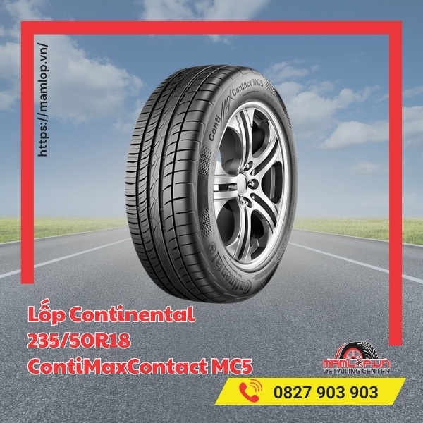 Danh sách các xe tương thích với vỏ Continental 235/50R18 ContiMaxContact MC5