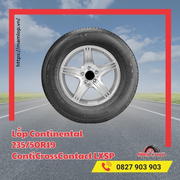 Lốp Continental 235/50R19 ContiCrossContact LXSP phù hợp xe gì?