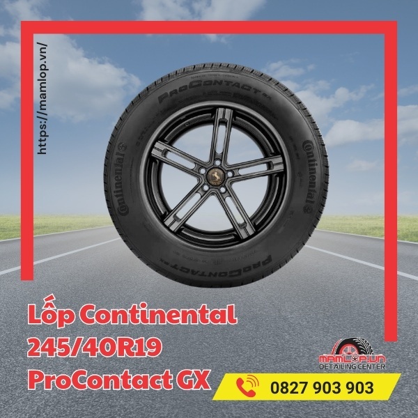 Lốp Continental 245/40R19 ProContact GX phù hợp với xe gì?