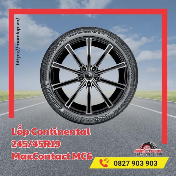 Lốp Continental 245/45R19 MaxContact MC6 phù hợp với xe gì?