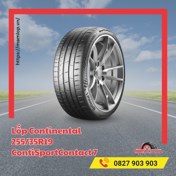 Đặc điểm của lốp Continental 255/35R19 ContiSportContact 7