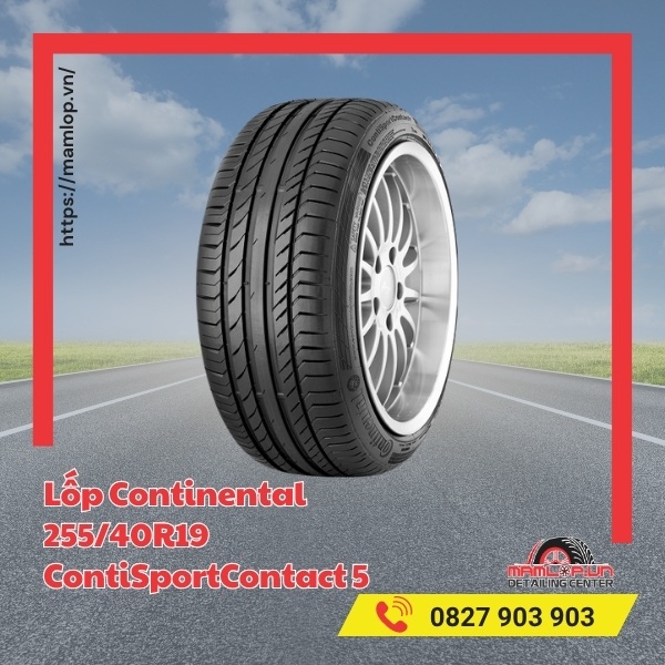 Dòng xe phù hợp với lốp Continental 255/40R19 ContiSportContact 5
