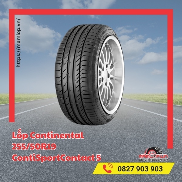 Lốp Continental 255/50R19 ContiSportContact 5 tương thích với xe gì?