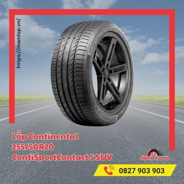 Dòng xe phù hợp với lốp Continental 255/50R20 ContiSportContact 5 SUV