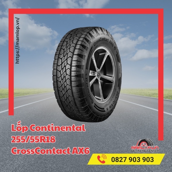 Dòng xe phù hợp với vỏ Continental 255/55R18 CrossContact AX6