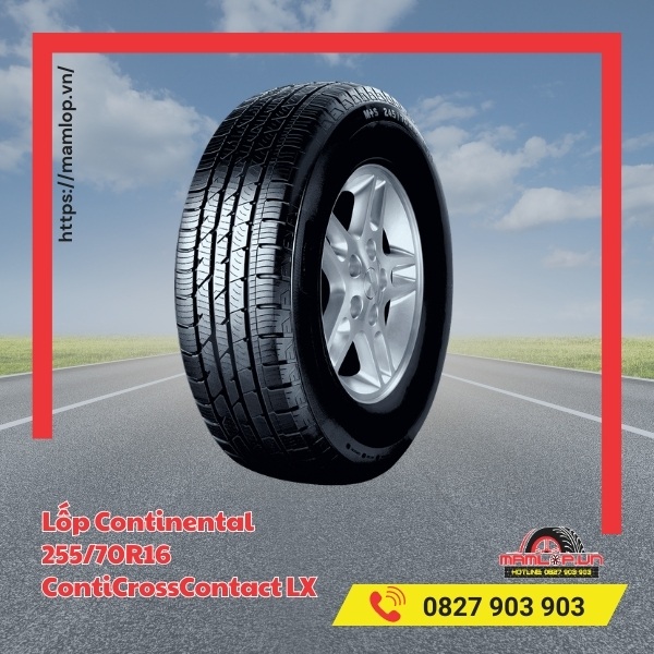 Lốp Continental 255/70R16 ContiCrossContact LX phù hợp với xe nào?