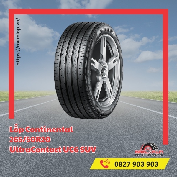 Dòng xe tương thích với vỏ Continental 265/50R20 UltraContact UC6 SUV