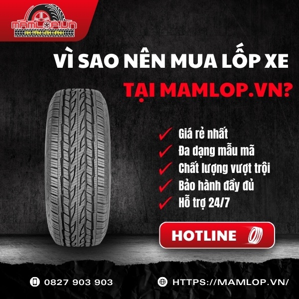 Địa chỉ cung cấp lốp xe Continental 265/70R16 CrossContact LX2 uy tín giá tốt