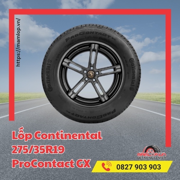 Lốp Continental 275/35R19 ProContact GX tương thích dòng xe gì?