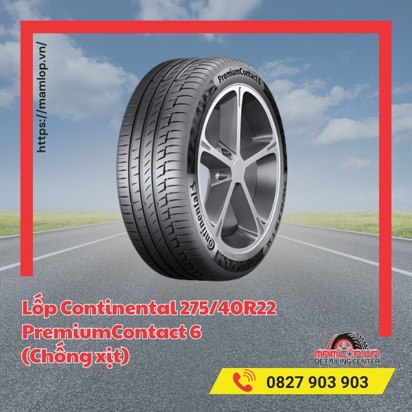 Lốp Continental 275/40R22 PremiumContact 6 (Chống xịt) tương thích với xe gì?