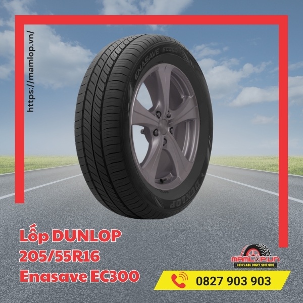 Đặc điểm nổi bật của lốp Dunlop 205/55R16 Enasave EC300