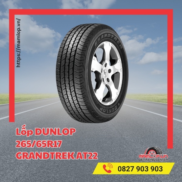 Lưu ý khi sử dụng vỏ DUNLOP 265/65R17 GRANDTREK AT22