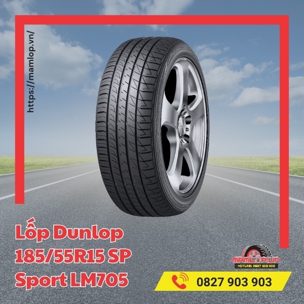 Dòng xe tương thích với lốp Dunlop 185/55R15 SP Sport LM705