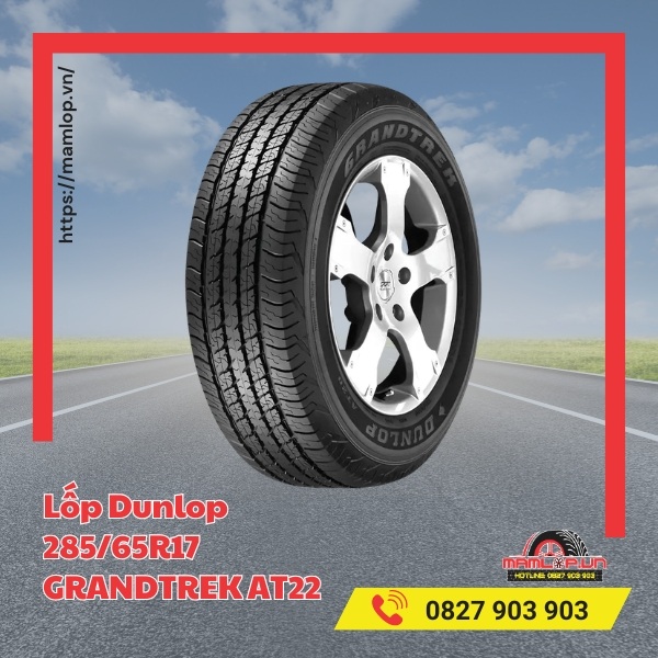 Lốp Dunlop 285/65R17 GRANDTREK AT22 có đặc điểm gì?