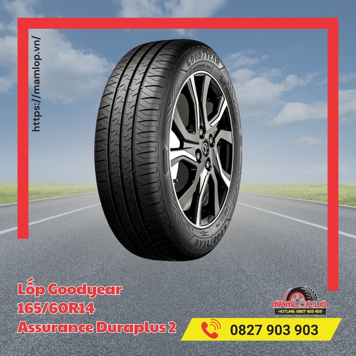 Đặc tính lốp Goodyear 165/60R14 Assurance Duraplus 2