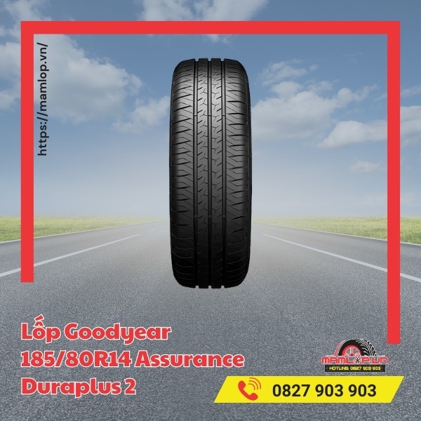 Lốp Goodyear 185/80R14 Assurance Duraplus 2 tương thích với dòng xe nào?