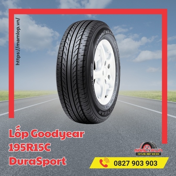 Lốp Goodyear 195R15C DuraSport tương thích với xe nào?