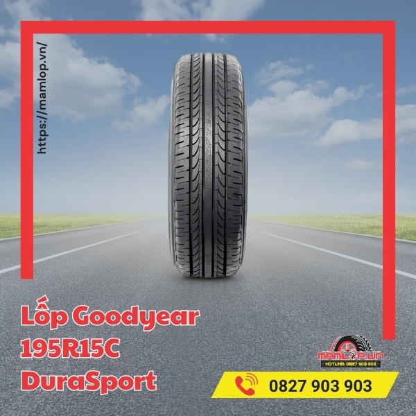 Đặc tính vỏ ô tô Goodyear 195R15C DuraSport