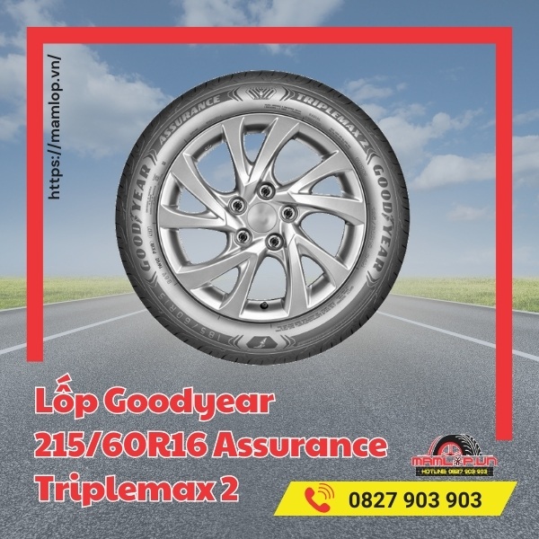 Lưu ý khi dùng lốp xe Goodyear 215/60R16 Assurance Triplemax 2