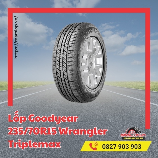Lốp Goodyear 235/70R15 Wrangler Triplemax tương thích với xe nào?