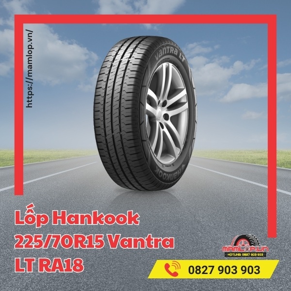 Dòng xe tương thích với lốp Hankook 225/70R15 Vantra LT RA18