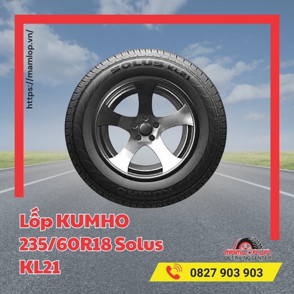 Lốp Kumho 235/60R18 Solus KL21 phù hợp với dòng xe nào?