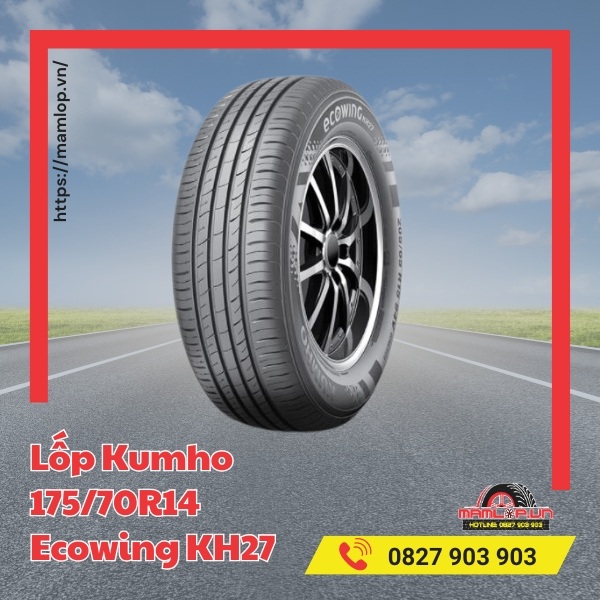 Đặc tính vỏ ô tô Kumho 175/70R14 Ecowing KH27