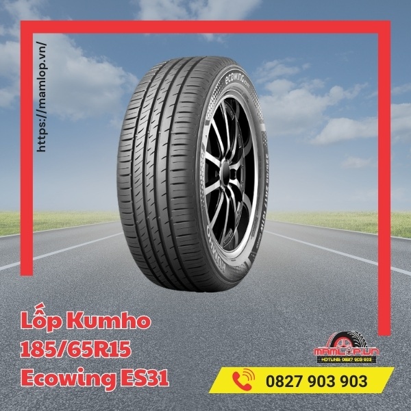 Dòng xe tương thích với vỏ Kumho 185/65R15 Ecowing ES31
