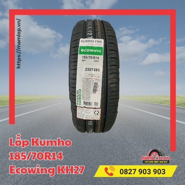 Đặc tính của lốp ô tô Kumho 185/70R14 Ecowing KH27